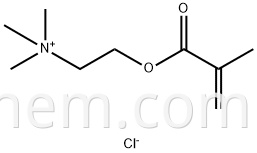 Methacrylatoethyl trimethyl ammonium chloride Structure